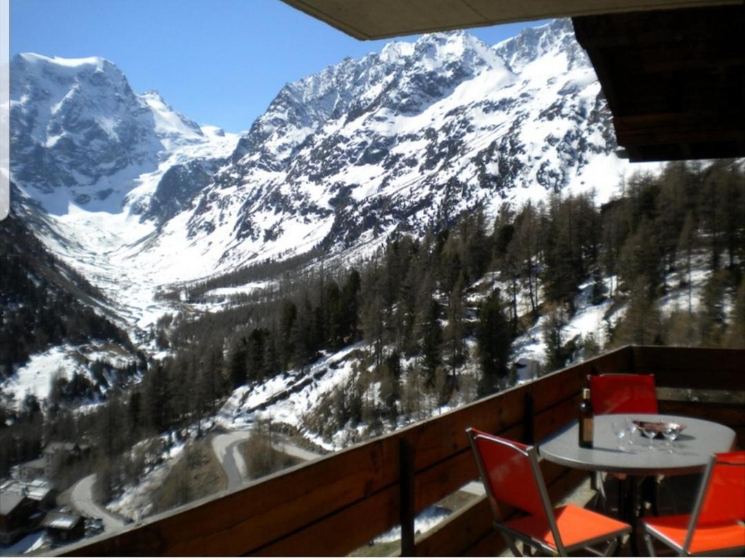 Le Panorama - Appartement 54 A Arolla Face Aux Montagnes A 150M Des Pistes Evolène Exteriér fotografie