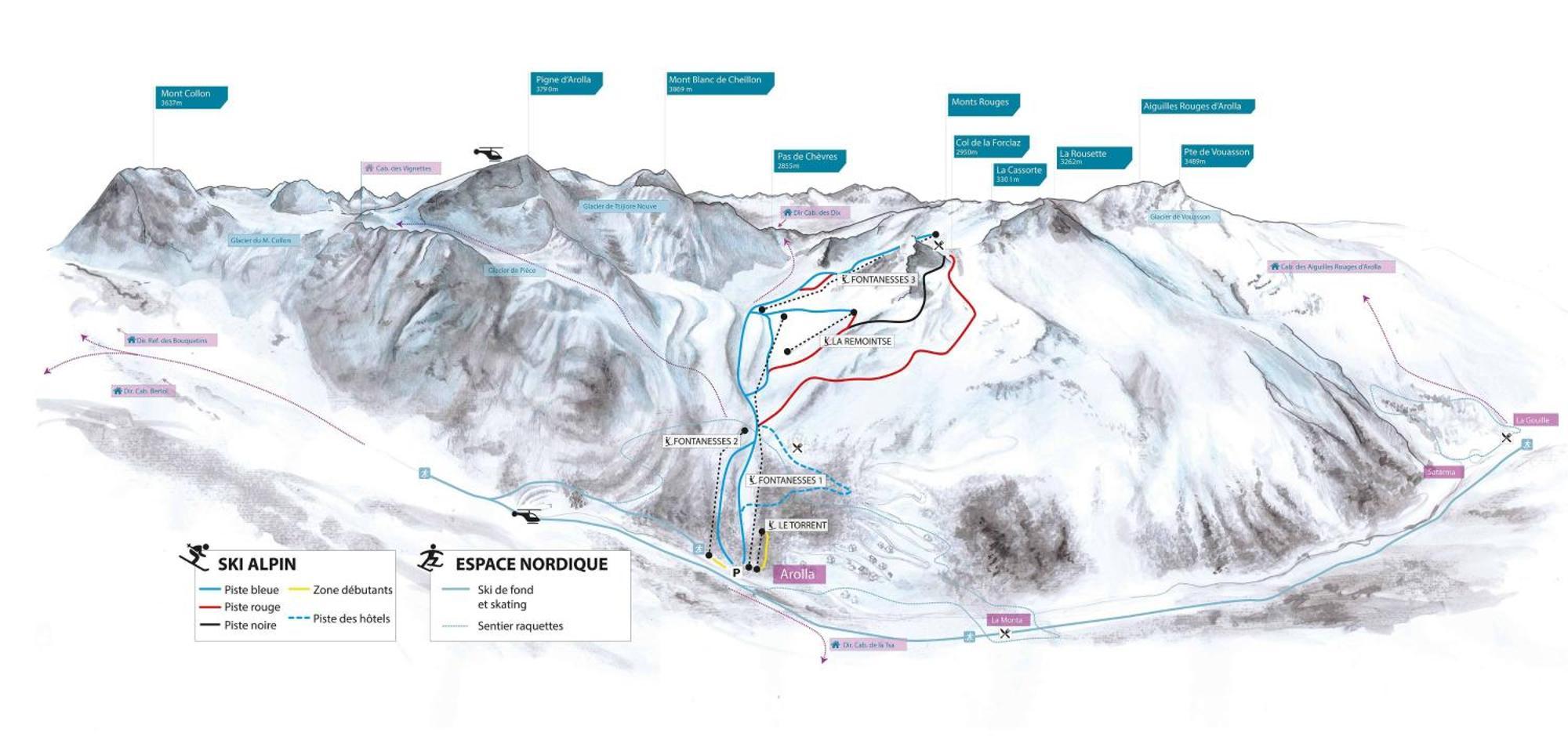 Le Panorama - Appartement 54 A Arolla Face Aux Montagnes A 150M Des Pistes Evolène Exteriér fotografie